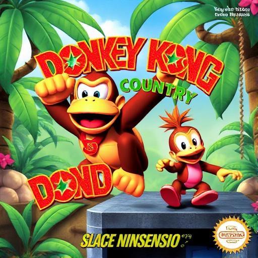Donkey Kong Country game cover