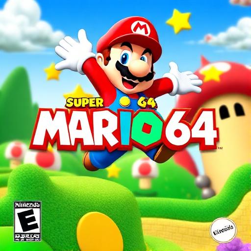 Super Mario 64 game cover