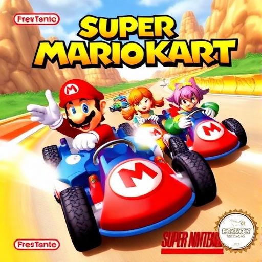 Super Mario Kart game cover